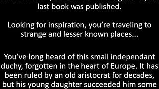 the duchess in leather lingerie and boots, a classy yet naughty ai porn dream