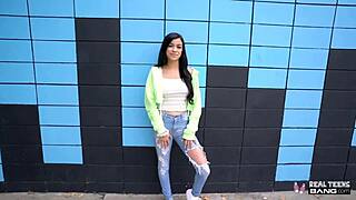 real teen 18+s savannah sixx chats during porn casting interview in car