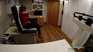 Yasmine Woods Bound in Latex, Blindfolded for Humiliating Backstage Play