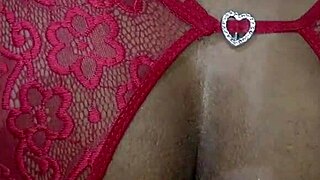 During halloween, I licked and spread her narrow ass before anal