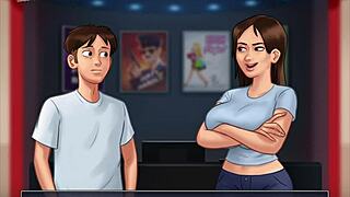 In Summertime Saga, BIG TITS star in EROTIC adventures.