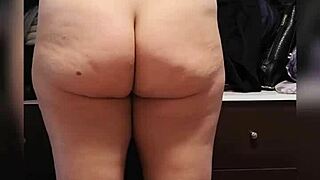 Latina Wife Huge Natural Tits Big Ass After Shower Bathing