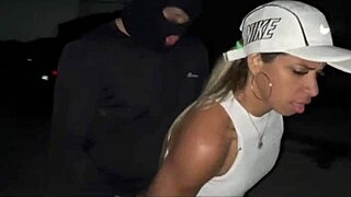 hey, cute couple flashes and fucks in bedroom humiliation