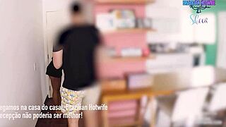 Our First Full Couple Swap In Sheer Clothing