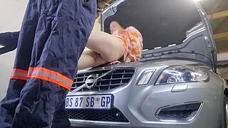 Mechanic Fucks My Wife In Miniskirt