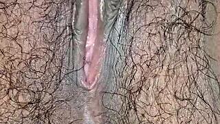 Desi close-up hairy pussy