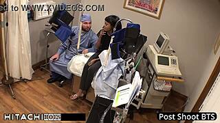 Intriguing doctor uses vibrator on patient for intense orgasm therapy