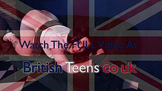 British 18 year old college student gets spanked in detention.