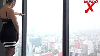 Hot brunette fucked by blonde and big cock in threesome