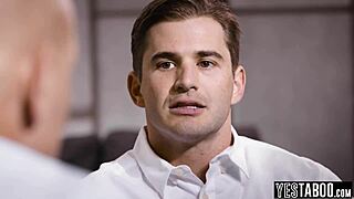 Mature Stud Rails Milf Secretary In Front Of Stepson