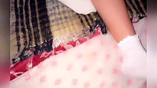 Young latina friend ready for penetration at party