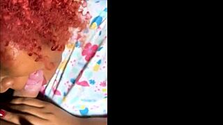 redhead latina with big ass does everything her best friend's boyfriend asks