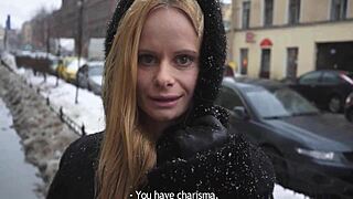 Why resist this tight young 18+ teen's rough hardcore pussy pounding in a wild reality casting session?