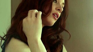 stoya teases in black lingerie hd solo