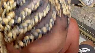 Ebony Stepsister Craves Neighbor's Big Ass