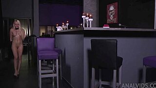 lola taylor shoves huge dildos up her ass in heels