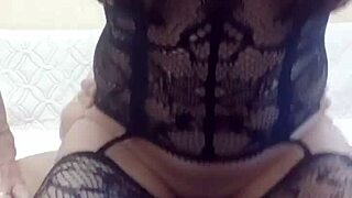 Husband and friend fuck milf wife in erotic lingerie anal pov