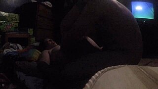 Thick BBW with Big Tits and Ass Gets Fucked Hard