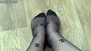 Horny Milf Stepmom's Intense Masturbation in Pantyhose