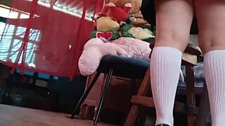 Hidden Stepfather Records Unaware Student