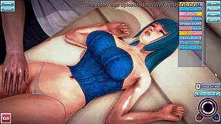 Honey Select - Sarutobi Yuuki 3D Blue Haired Beauty