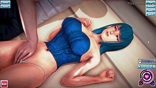 Honey Select - Sarutobi Yuuki 3D Blue Haired Beauty