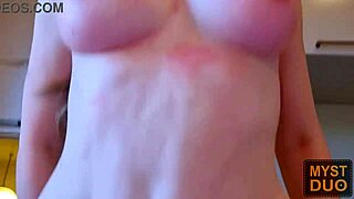 I love watching my cute roommate girl ride hard dick after college with big tits