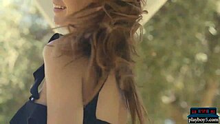 WATCH This Perky Blonde RIP Her Clothes Off!