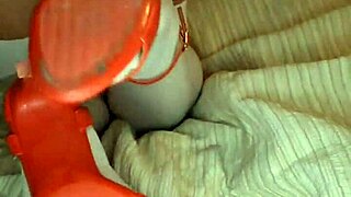 Red Shoes and White Silk Stockings Removed Slowly