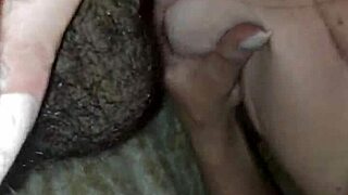 Masked Milf Amateur Sucks Condom-Covered Big Cock in Rough POV Blowjob Action.
