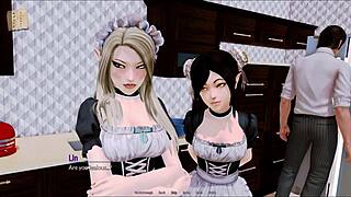 harem hotel game with intense action and bold encounters