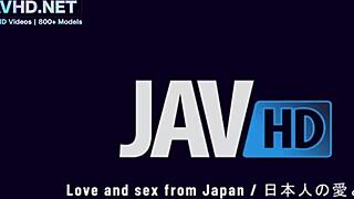 Sexy Japanese amateurs spread legs in stockings for intense pussy play.