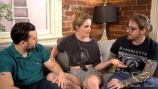 Charlie Forde Dicked Hard in Squirting 3some Action