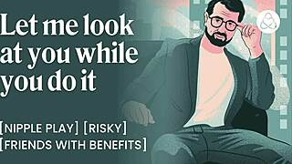 During Interview, She Rubs Her Tits And Cums, Then Asks For My Cock