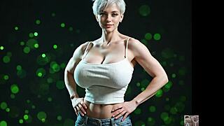 How Buff Will She Get Massive Muscle Growth For Abigail Arcane AI