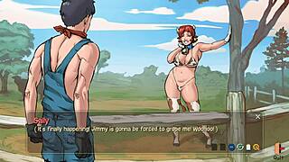 Sally's lactating cowgirl ride with her best friend