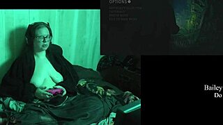 Exploring the naked night springs game with a brunette BBW character featuring big natural tits and long hair in part 3