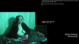 Exploring the naked night springs game with a brunette BBW character featuring big natural tits and long hair in part 3