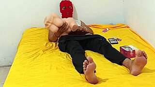 why don't you watch me jerk this monster cock on my best friend's slutty homemade torso?