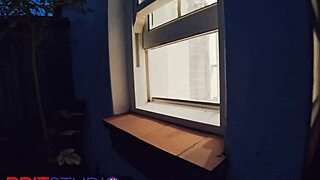 Neighbor Flashes in Shower