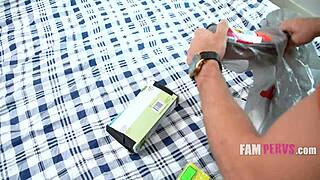 Ebony step sisters swap pussies intensely in real deal.