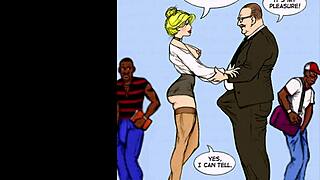 White slut teacher gets fucked by black monster cock in taboo classroom scene