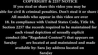 Does Sara Jay's hard nipples captivate you?