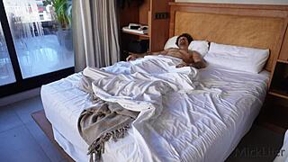 Her big ass woke me up as she saddled my dick