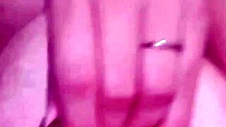 BBW hotwife indulges in solo play with her big boobs and dildo insertion