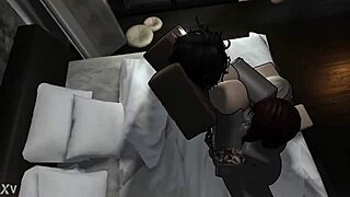 Blonde and Redhead Trio Bent Over for Big Cocks