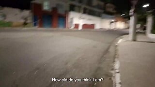 having sex with a stranger in the alley near home