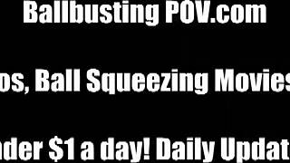 i will take my stress out on your balls