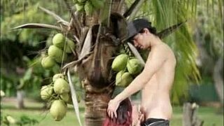 that small girl gives amazing outdoor blowjobs