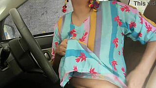 My asian stepsister sucking me for car ride